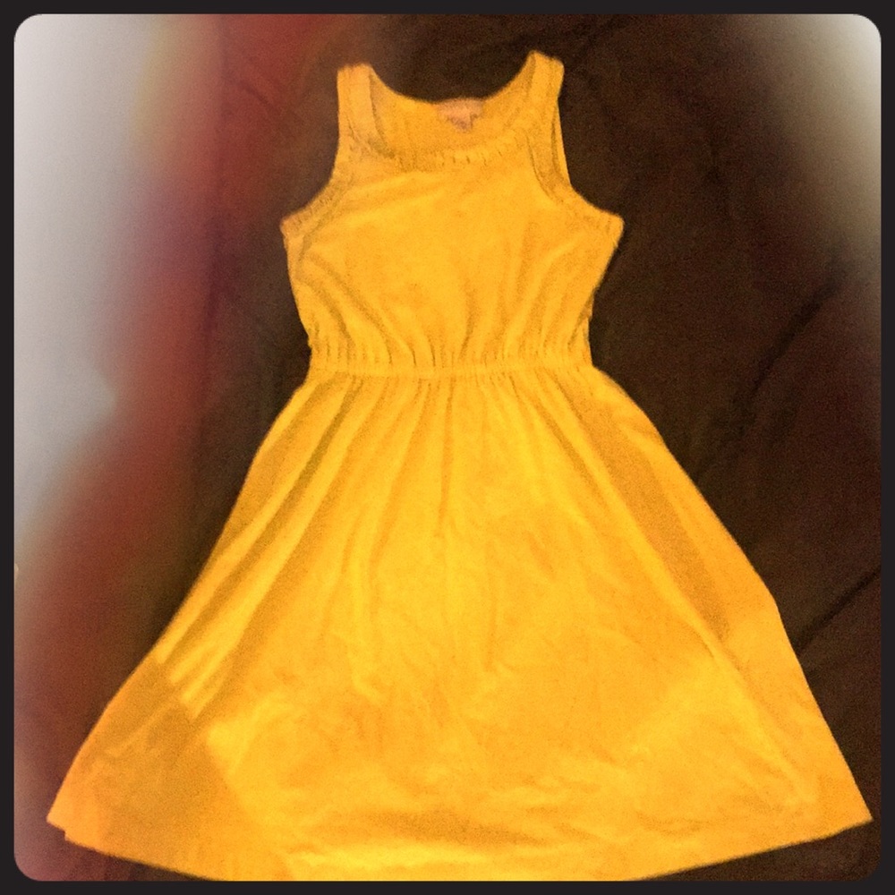 Pea-Yellow Loft Dress
